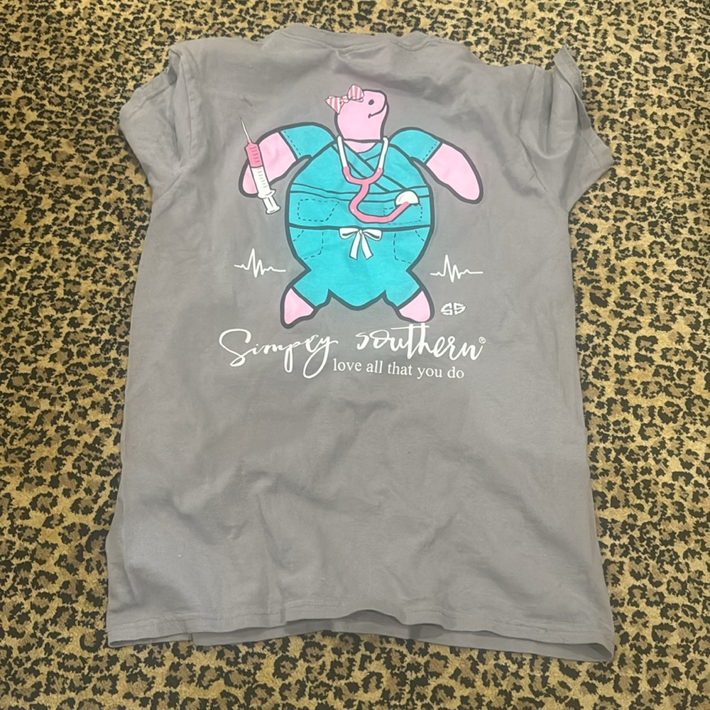 Nurse tee simply southern